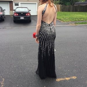black sparkly Prom dress